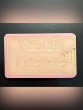 Valcambi Wallet Storage Holder 3D Printed (Holds 33 - 1g Bars) Glow In The Dark